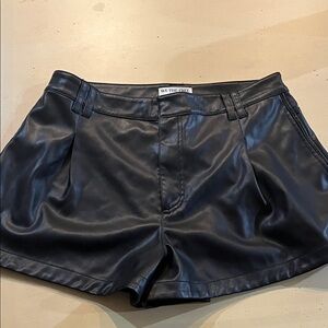 Free People Black High Waist Women's Shorts